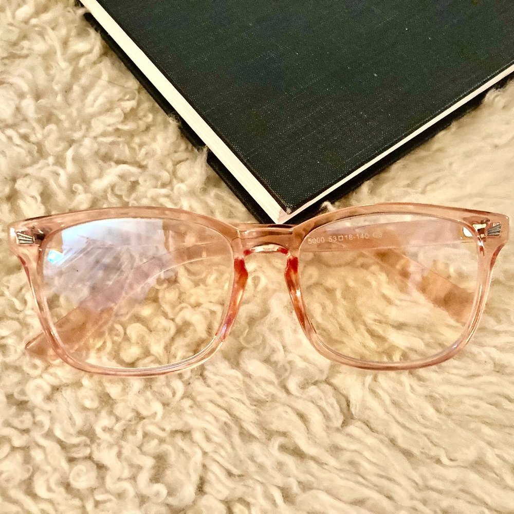 Women's Blue Light Blocking Glasses- Pink